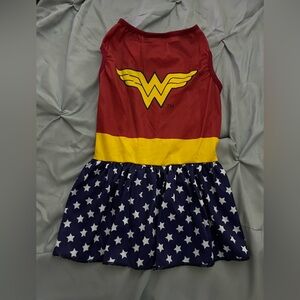 DC Wonder Woman dog costume dress 
Size large